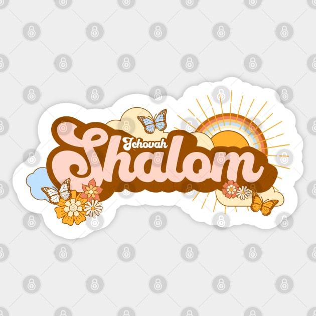 Jehovah Shalom Sticker by Church Store